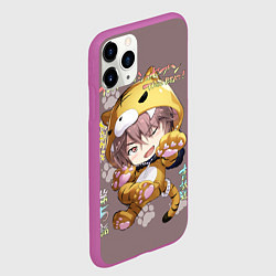 Чехол iPhone 11 Pro матовый Mitsuki Izumi - Семёрка идолов, цвет: 3D-фиолетовый — фото 2