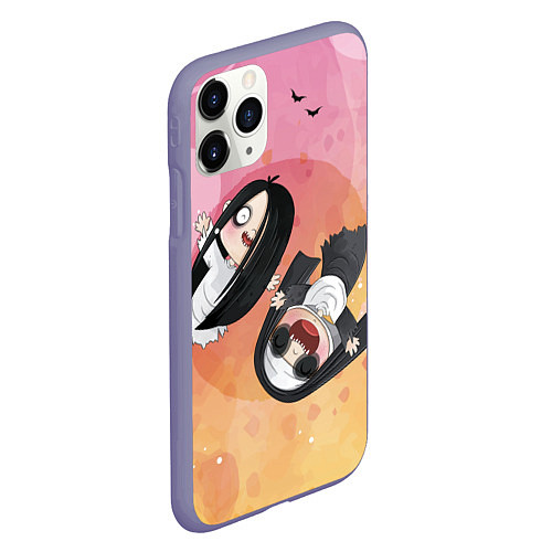 Чехол iPhone 11 Pro матовый HALLOWEEN ХЭЛЛУИН / 3D-Серый – фото 2