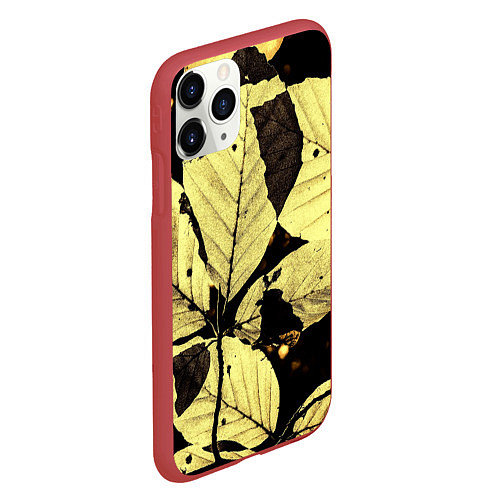 Чехол iPhone 11 Pro матовый Magic Аutumn / 3D-Красный – фото 2