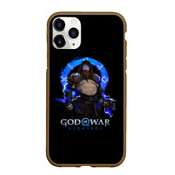 Чехол iPhone 11 Pro матовый Thor GoW Ragnarok, цвет: 3D-коричневый