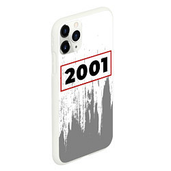 Чехол iPhone 11 Pro матовый 2001 - в красной рамке на светлом, цвет: 3D-белый — фото 2