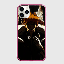 Чехол iPhone 11 Pro матовый Ичиго Подчинитель, цвет: 3D-малиновый