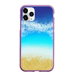 Чехол iPhone 11 Pro матовый Sea lagoon