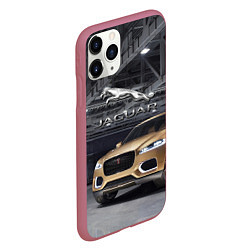 Чехол iPhone 11 Pro матовый Jaguar - зачётное точило!, цвет: 3D-малиновый — фото 2