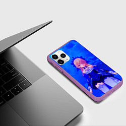 Чехол iPhone 11 Pro матовый Фишль Геншин Импакт, цвет: 3D-фиолетовый — фото 2