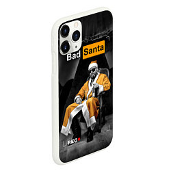 Чехол iPhone 11 Pro матовый Bad Santa REC, цвет: 3D-белый — фото 2