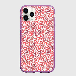 Чехол iPhone 11 Pro матовый Вопросительные знаки разноцветные, цвет: 3D-фиолетовый