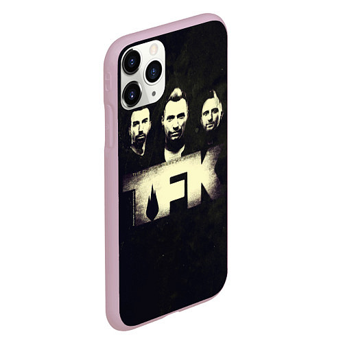 Чехол iPhone 11 Pro матовый The End Is Where We Begin - Thousand Foot Krutch / 3D-Розовый – фото 2