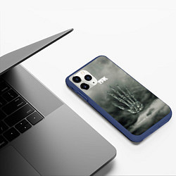 Чехол iPhone 11 Pro матовый Running With Giants - Thousand Foot Krutch, цвет: 3D-тёмно-синий — фото 2