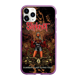 Чехол iPhone 11 Pro матовый Slipknot satan girl