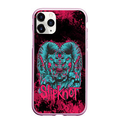 Чехол iPhone 11 Pro матовый Monster Slipknot, цвет: 3D-розовый