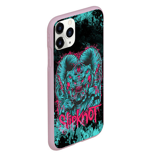 Чехол iPhone 11 Pro матовый Monster Slipknot / 3D-Розовый – фото 2