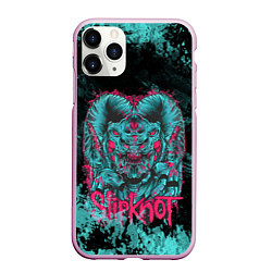 Чехол iPhone 11 Pro матовый Monster Slipknot, цвет: 3D-розовый