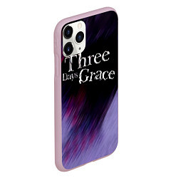 Чехол iPhone 11 Pro матовый Three Days Grace lilac, цвет: 3D-розовый — фото 2