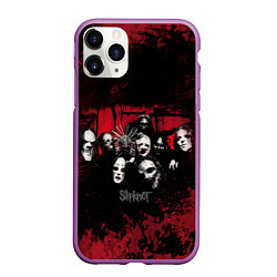 Чехол iPhone 11 Pro матовый Группа Slipknot