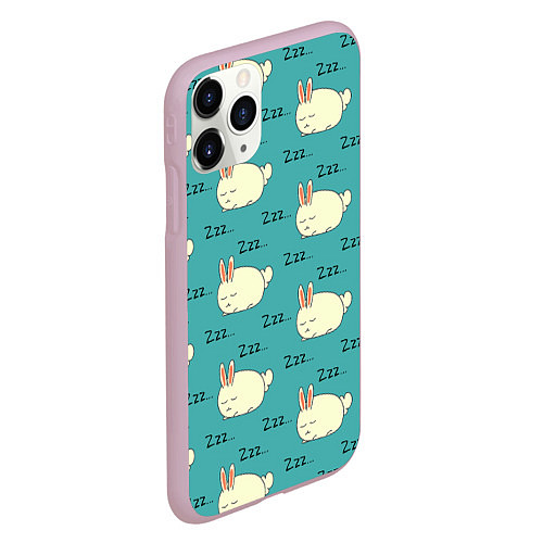 Чехол iPhone 11 Pro матовый Zzz / 3D-Розовый – фото 2