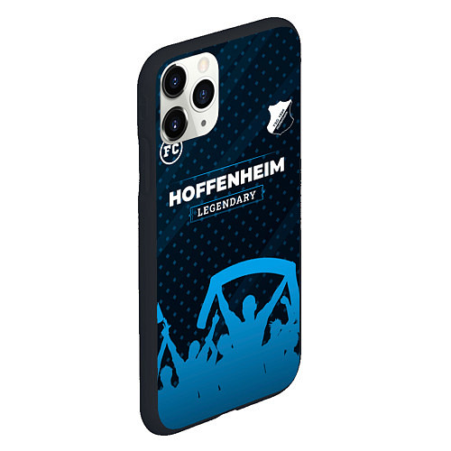 Чехол iPhone 11 Pro матовый Hoffenheim legendary форма фанатов / 3D-Черный – фото 2