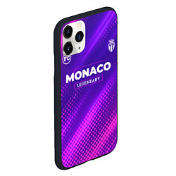 Чехол iPhone 11 Pro матовый Monaco legendary sport grunge, цвет: 3D-черный — фото 2