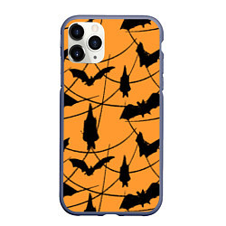 Чехол iPhone 11 Pro матовый Только летучие мыши, цвет: 3D-серый