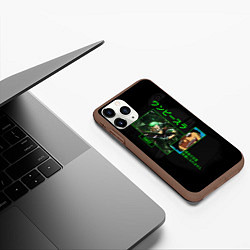 Чехол iPhone 11 Pro матовый One Piece: Zoro, цвет: 3D-коричневый — фото 2