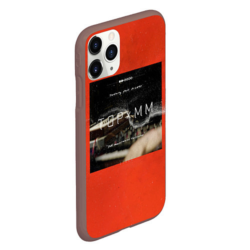 Чехол iPhone 11 Pro матовый Twenty One Pilots и Mutemath / 3D-Коричневый – фото 2