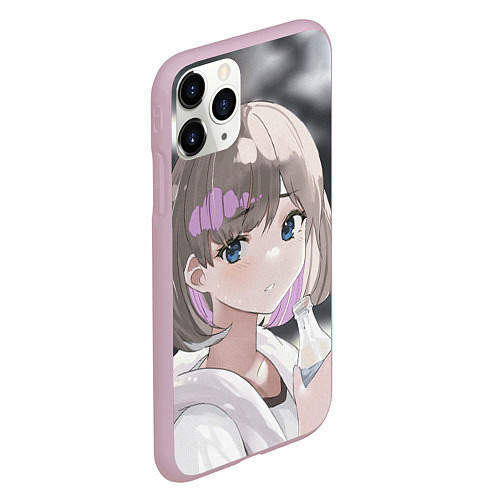 Чехол iPhone 11 Pro матовый Keke Tang eyes - Love Live Superstar / 3D-Розовый – фото 2