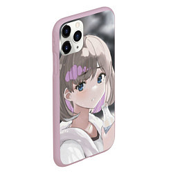 Чехол iPhone 11 Pro матовый Keke Tang eyes - Love Live Superstar, цвет: 3D-розовый — фото 2