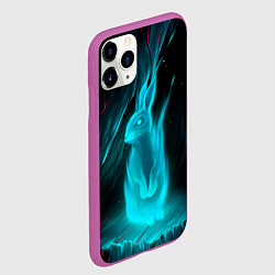 Чехол iPhone 11 Pro матовый Дух кролика, цвет: 3D-фиолетовый — фото 2
