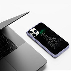 Чехол iPhone 11 Pro матовый Позорная звезда - Агата Кристи, цвет: 3D-светло-сиреневый — фото 2