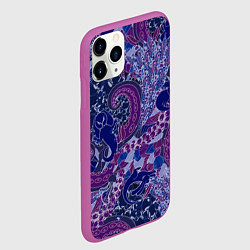 Чехол iPhone 11 Pro матовый Морской кролик, цвет: 3D-фиолетовый — фото 2