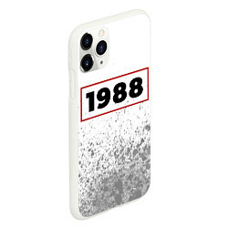 Чехол iPhone 11 Pro матовый 1988 - в красной рамке на светлом, цвет: 3D-белый — фото 2