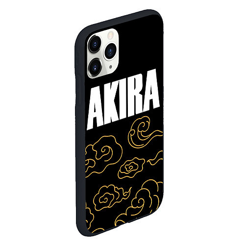 Чехол iPhone 11 Pro матовый Akira anime clouds / 3D-Черный – фото 2
