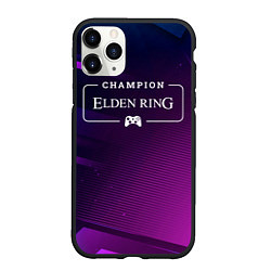 Чехол iPhone 11 Pro матовый Elden Ring gaming champion: рамка с лого и джойсти, цвет: 3D-черный