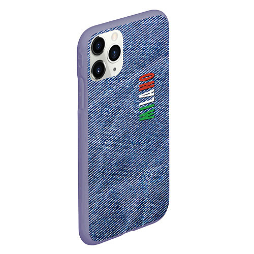 Чехол iPhone 11 Pro матовый Milano - Italy - Jeans - Fashion / 3D-Серый – фото 2