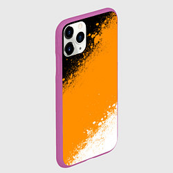 Чехол iPhone 11 Pro матовый Имперский флаг - триколор, цвет: 3D-фиолетовый — фото 2