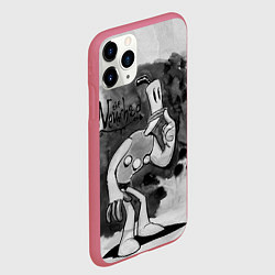 Чехол iPhone 11 Pro матовый Клэймен и Вилли Тромбон, цвет: 3D-малиновый — фото 2