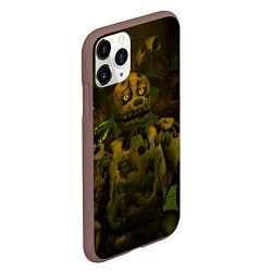 Чехол iPhone 11 Pro матовый Спрингтрaп, цвет: 3D-коричневый — фото 2