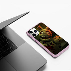 Чехол iPhone 11 Pro матовый Спрингтpaп, цвет: 3D-розовый — фото 2
