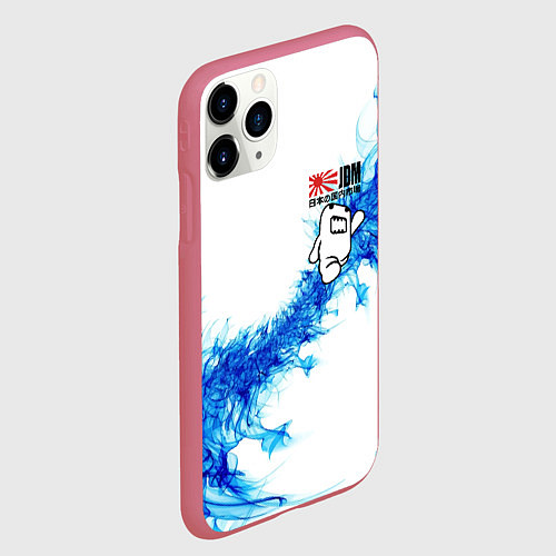 Чехол iPhone 11 Pro матовый Jdm style - Japan / 3D-Малиновый – фото 2