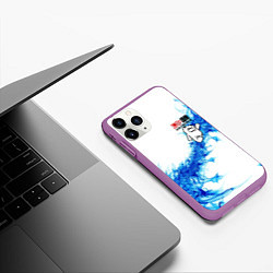 Чехол iPhone 11 Pro матовый Jdm style - Japan, цвет: 3D-фиолетовый — фото 2