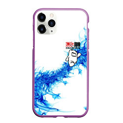 Чехол iPhone 11 Pro матовый Jdm style - Japan, цвет: 3D-фиолетовый