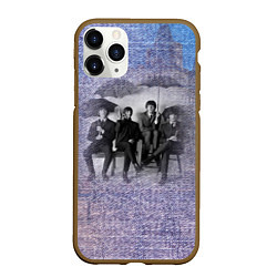 Чехол iPhone 11 Pro матовый The Beatles - Liverpool - England, цвет: 3D-коричневый