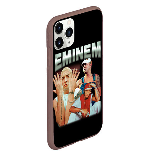 Чехол iPhone 11 Pro матовый Eminem Slim Shady / 3D-Коричневый – фото 2