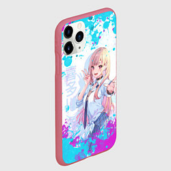 Чехол iPhone 11 Pro матовый Красотка Марин, цвет: 3D-малиновый — фото 2