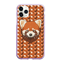 Чехол iPhone 11 Pro матовый Милая красная панда