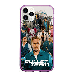 Чехол iPhone 11 Pro матовый Bullet train, цвет: 3D-фиолетовый