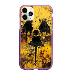 Чехол iPhone 11 Pro матовый Rusty radiation, цвет: 3D-фиолетовый