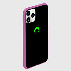 Чехол iPhone 11 Pro матовый Green moon, цвет: 3D-фиолетовый — фото 2