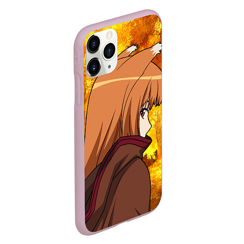 Чехол iPhone 11 Pro матовый Волчица и пряности / 3D-Розовый – фото 2