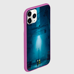Чехол iPhone 11 Pro матовый Little Nightmare, цвет: 3D-фиолетовый — фото 2